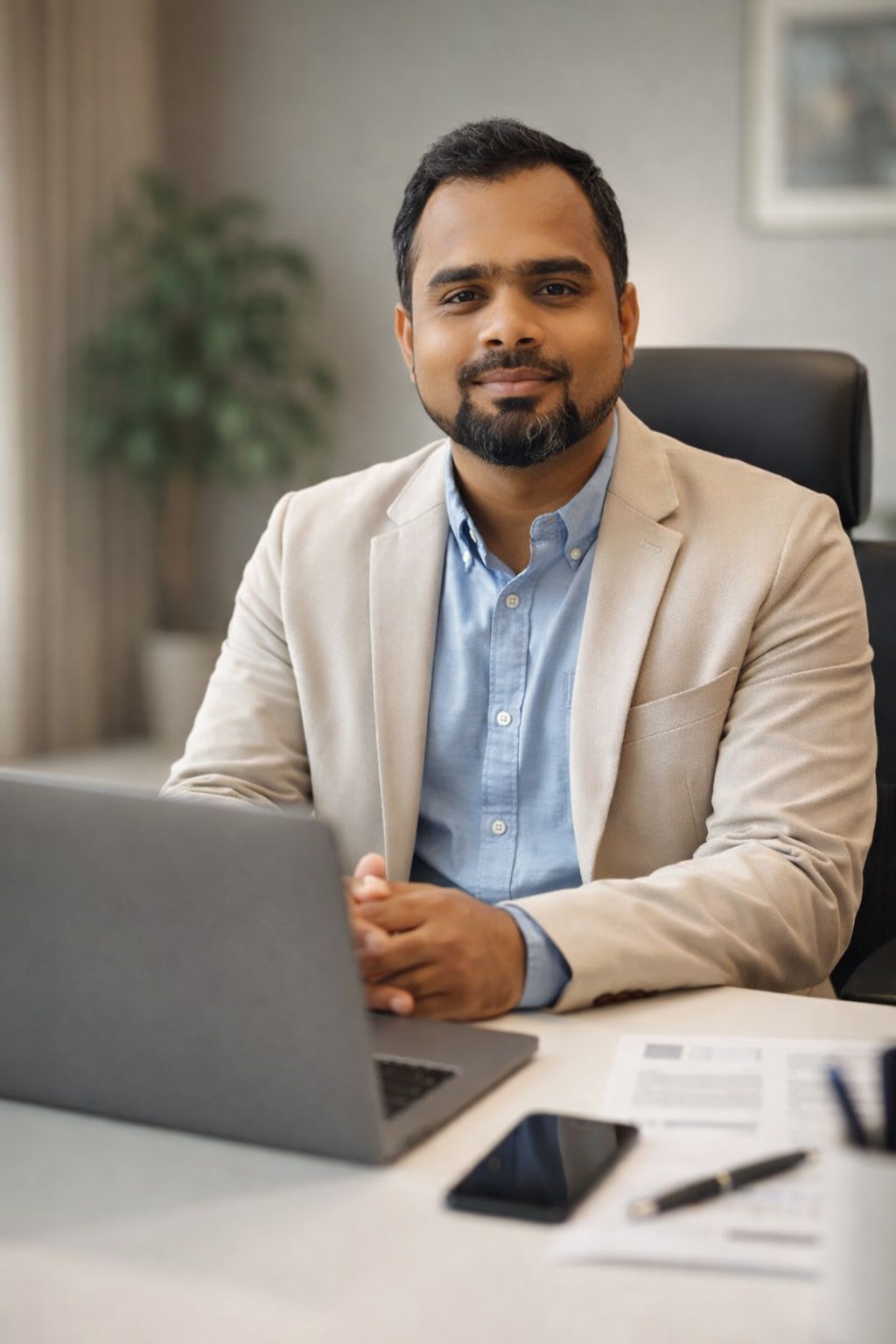 Nitesh Gaikwad, founder and owner of Samarth Integrated Services
